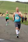 David Thompson (Barnsley AC) on his way to 3rd place in the Newcastle Town Moor Marathon. Photo: David T. Hewitson/Sports for All Pics